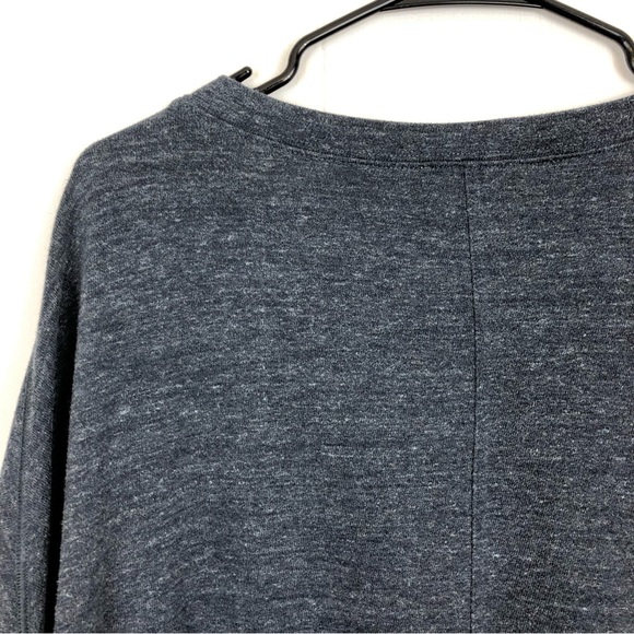 Community Heathered Blue Double Layered Oversized T-Shirt Sz M - Picture 7 of 8